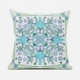 thumbnail image 1 of 18 x 18 in. Broadcloth Paisley Zippered Pillow, Blue & White, 1 of 1