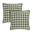 thumbnail image 1 of 18 x 18 in. Buffalo Check Pillow Covers, Sage, 1 of 1