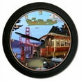 thumbnail image 1 of 18 x 18 in. Cable Car Clock, 1 of 1