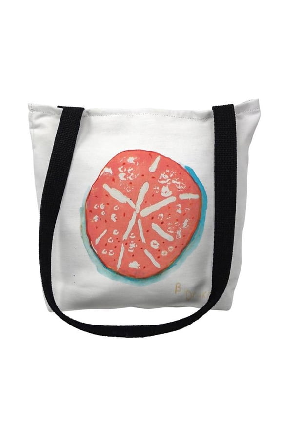 18 x 18 in. Coral Sand Dollar Tote Bag - Large