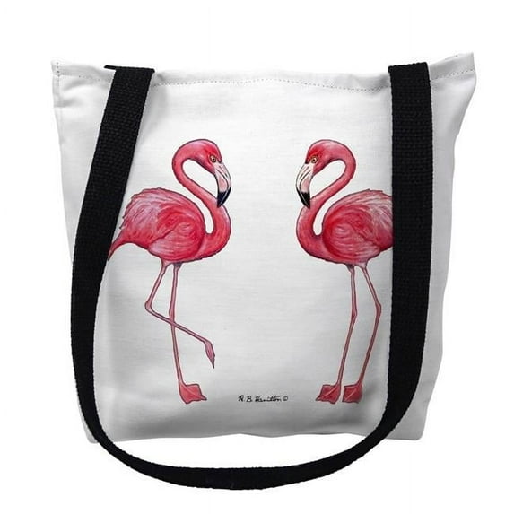 18 x 18 in. Flamingo White Background Tote Bag - Large