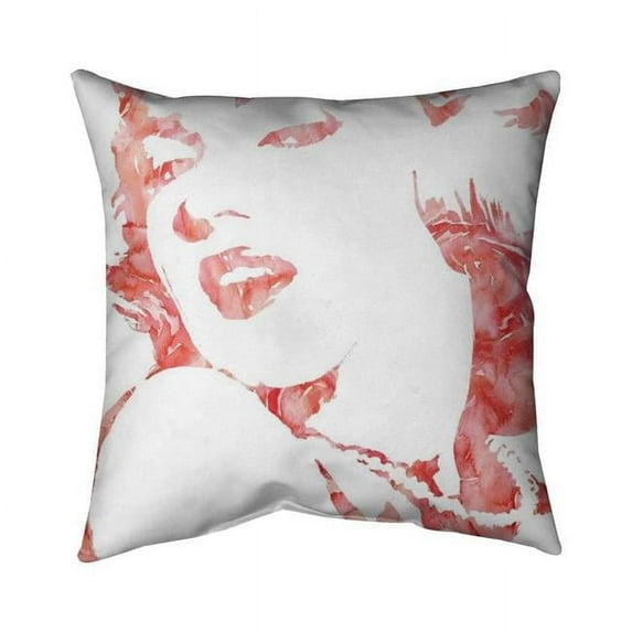 18 x 18 in. Glamor Marilyn Monroe-Double Sided Print Indoor Pillow Cover