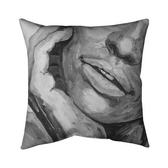 18 x 18 in. Irresistible Lips-Double Sided Print Indoor Pillow
