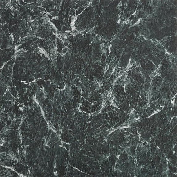 18 x 18 in. Majestic Verde Green Marble Self Adhesive Vinyl Floor Tile - 10 Tiles by 22.5 sq. ft.