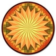 thumbnail image 1 of 18 x 18 in. Multi Starburst Around the World Vintage Metal Sign, 1 of 1