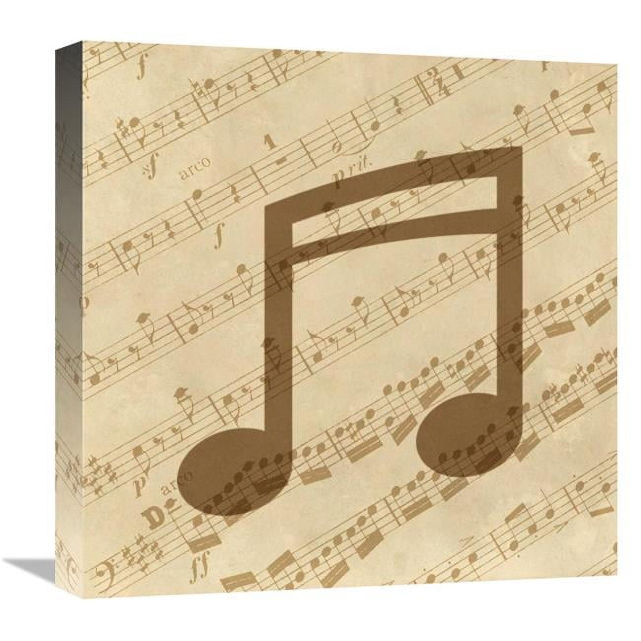 18 x 18 in. Music - Notes Art Print - BG.Studio - Walmart.com