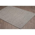 thumbnail image 1 of 18 x 18 in. Nordique Gray Handmade Reversible Wool Rectangle Area Rug, 1 of 1