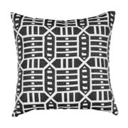 18 x 18 in. Pacifica Accent Throw Pillow, Roland Charcoal Olefin