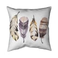 thumbnail image 1 of 18 x 18 in. Purple Feather Set-Double Sided Print Indoor Pillow, 1 of 1