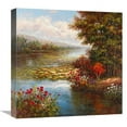 thumbnail image 1 of 18 x 18 in. Rue Du Lac Art Print - Susan Borgetti, 1 of 1