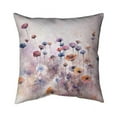 thumbnail image 1 of 18 x 18 in. Small Wildflowers-Double Sided Print Indoor Pillow, 1 of 1