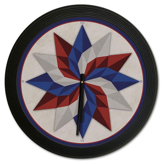 18 x 18 in. Starburst Design 4 Clock