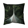 thumbnail image 1 of 18 x 18 in. Steep Bridge-Double Sided Print Indoor Pillow, 1 of 1
