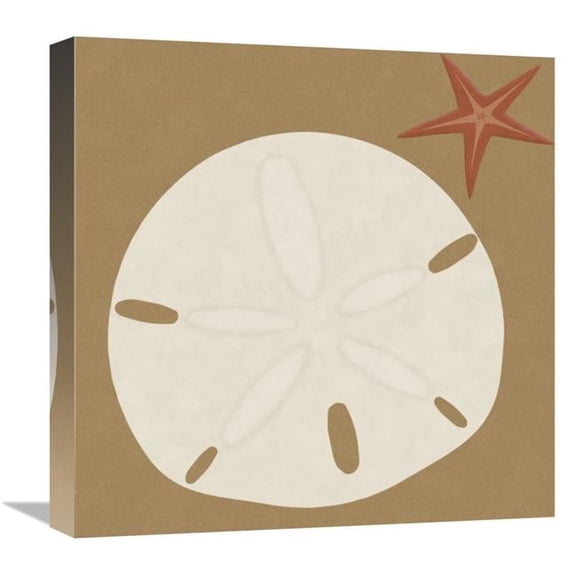 18 x 18 in. Summer Fun - Sand Dollar Art Print - BG.Studio