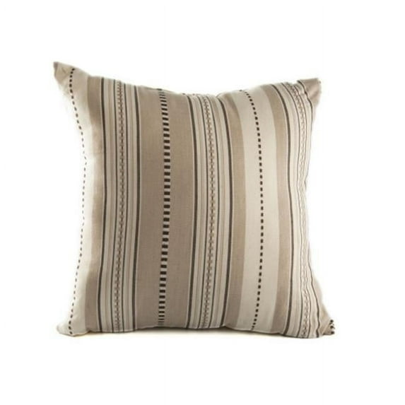 18 x 18 in. Toss Cushion, Coco Stripe