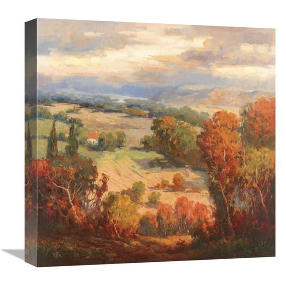 18 x 18 in. Tuscan VIew Art Print - K Park