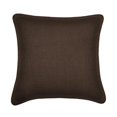 thumbnail image 1 of 18 x 18 in. Tweed Decorative Cushion, Brown - 100 Percent Polyester, 1 of 1