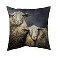 thumbnail image 1 of 18 x 18 in. Two Sheeps-Double Sided Print Indoor Pillow, 1 of 1