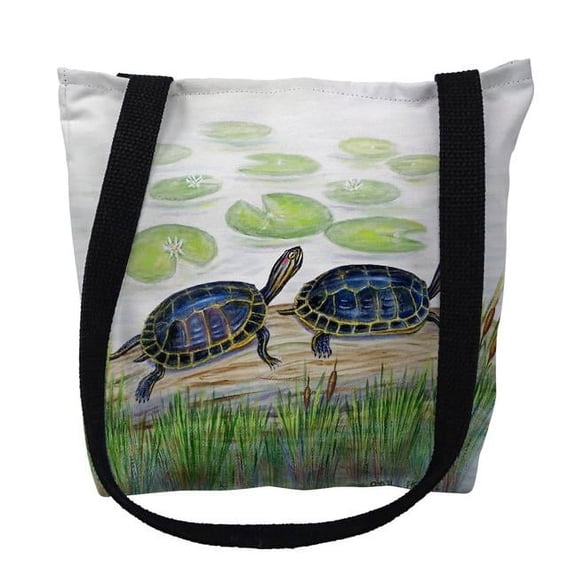 18 x 18 in. Two Turtles Tote Bag - Large