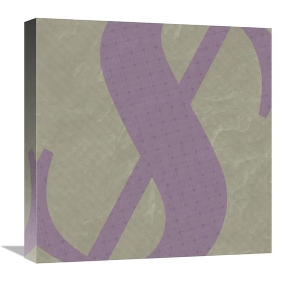 18 x 18 in. Type Collage - Dollar Art Print - BG.Studio