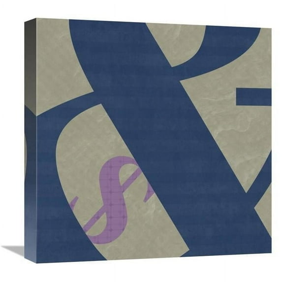 18 x 18 in. Type Collage - Stacked Symbols 3 Art Print - BG.Studio