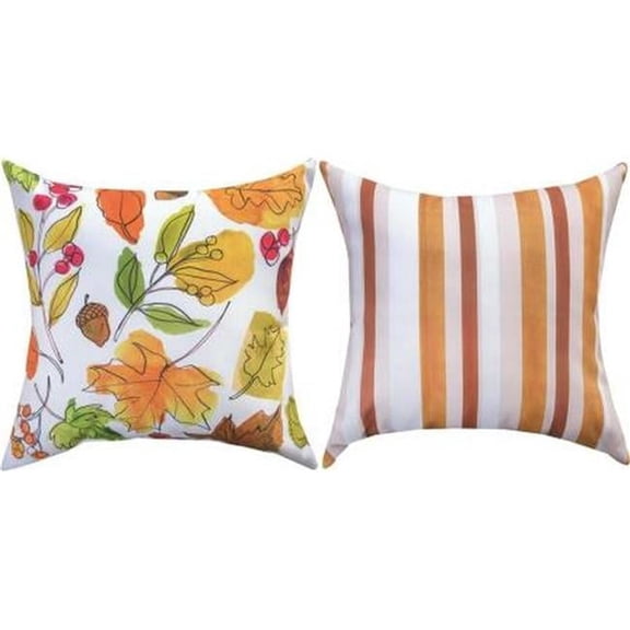 18 x 18 in. Whimsy Leaves Pillow
