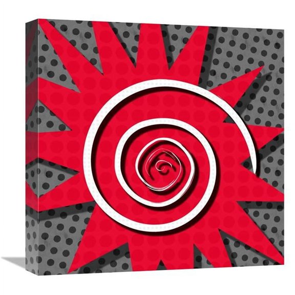 18 x 18 in. Word Power - Spiral Art Print - BG.Studio