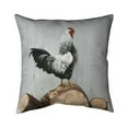 thumbnail image 1 of 18 x 18 in. Wyandotte Rooster-Double Sided Print Outdoor Pillow Cover, 1 of 1