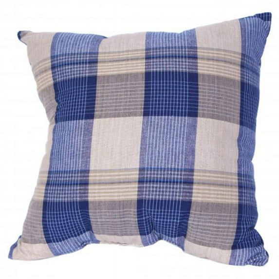 18 x 18 in. Zip Cushion, Sand Blue