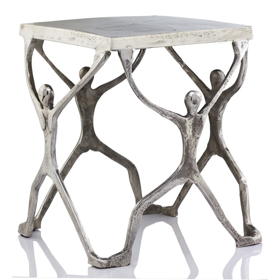 18" x 18" x 18" Buffed Man Figure Table