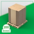 thumbnail image 1 of 18" x 18" x 18" Bulk Boxes for Shipping, Mailing, Packing, Packaging and Storage, 200-CT Pallet, 1 of 9