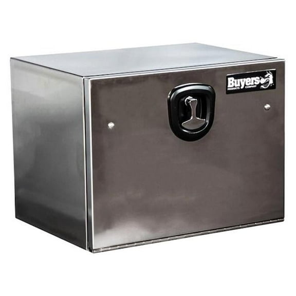 18 x 18 x 36 in. Polished Stainless Steel Toolbox