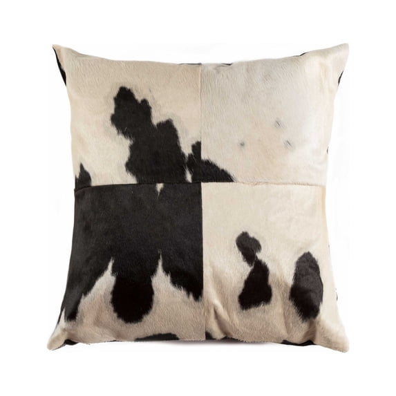 18" x 18" x 5" Black And White Quattro Pillow