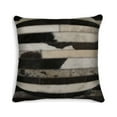 thumbnail image 1 of 18" x 18" x 5" Modern Tricolor Torino Kobe Cowhide  Pillow, 1 of 3