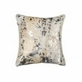 thumbnail image 1 of 18" x 18" x 5" Silver And Gray Quattro  Pillow, 1 of 2