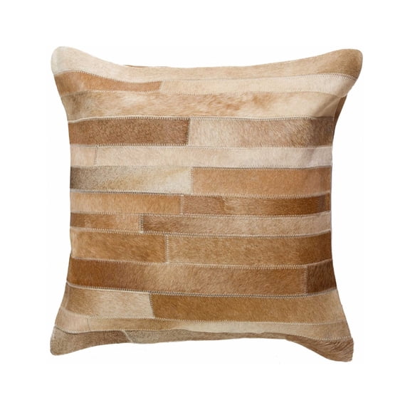 18" x 18" x 5" Tan Pillow