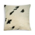 thumbnail image 1 of 18" x 18" x 5" White And Black Cowhide  Pillow, 1 of 3