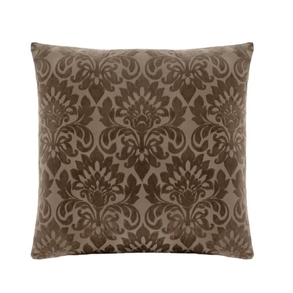 18 x 18 x 7 in. Sutton Square Throw Pillow, Brown