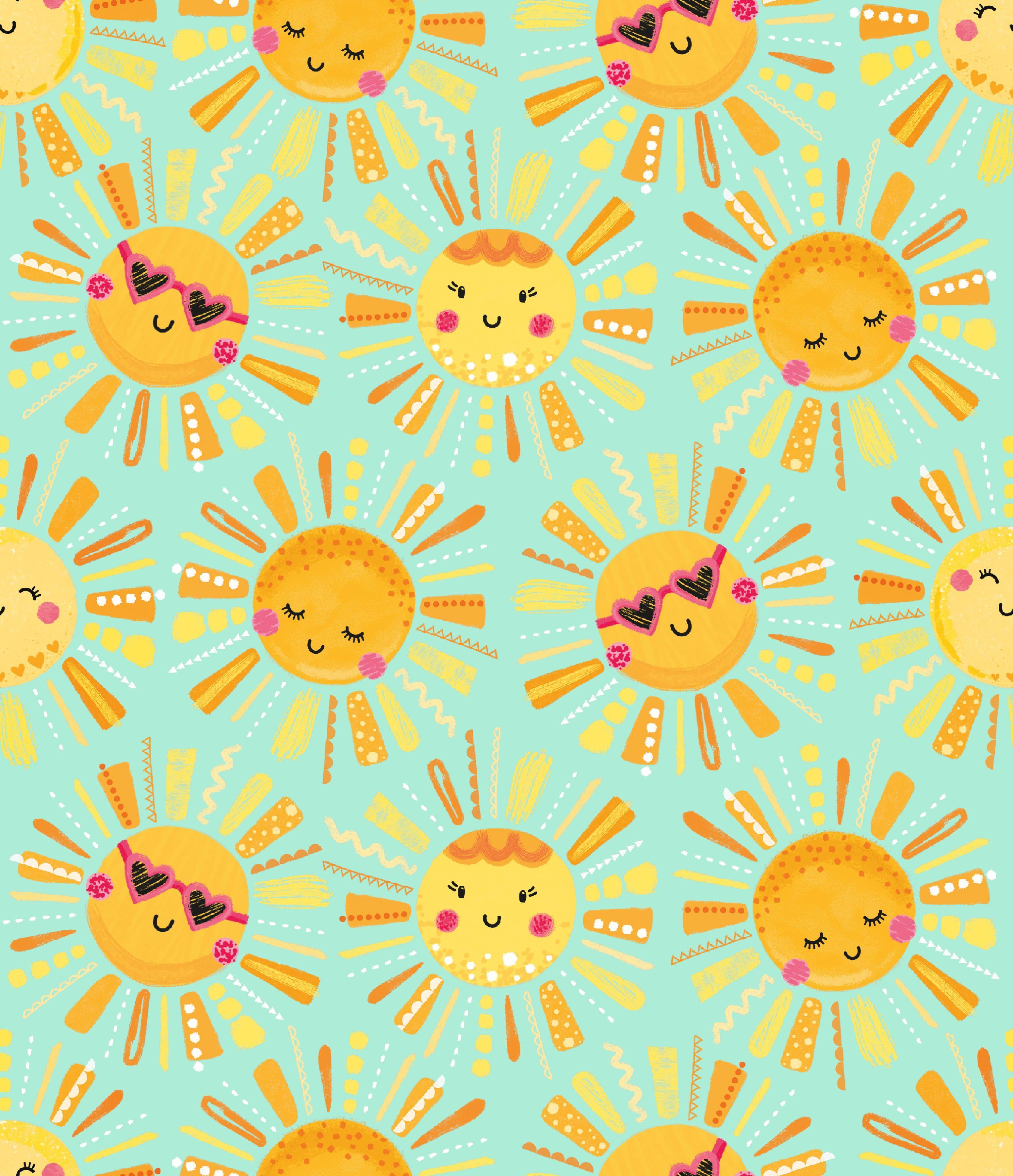 18" x 21" 100% Cotton Sunshine Precut Sewing & Craft Fabric, Multicolor 1 Piece