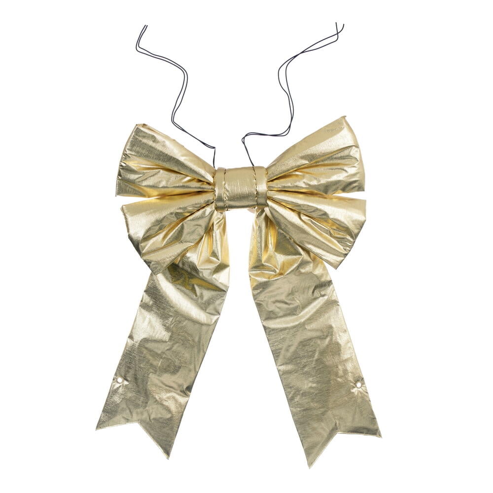 18" x 23" Gold Metallic UV Bow 6" Size