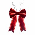 thumbnail image 1 of 18" x 23" Red Velvet LED UV Bow 6" Size, 1 of 2
