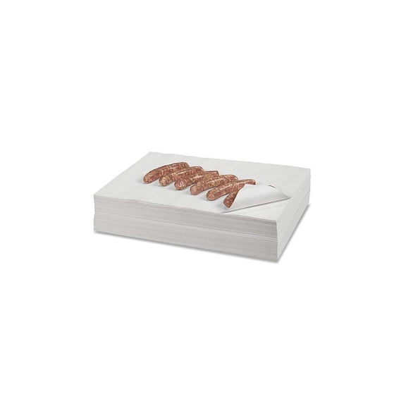 18" x 24" Butcher Paper White Disposable Wrapping or Meat - 500 Sheets