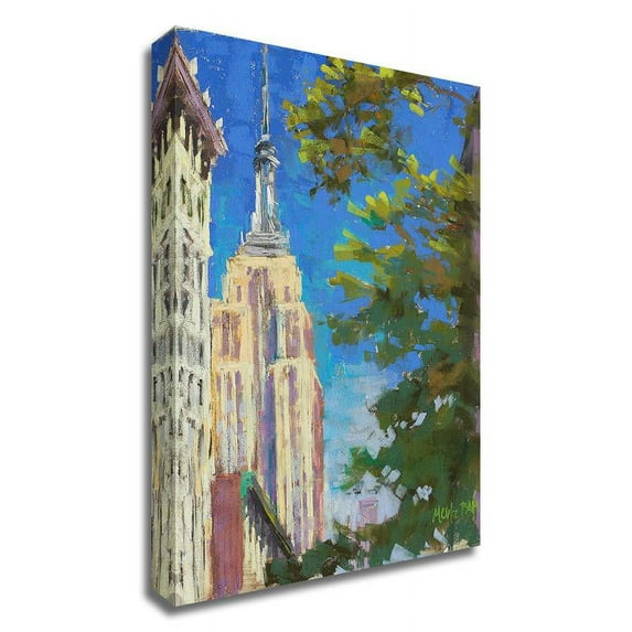 18" x 24" Empire by Nancie King Mertz - Wall Art Print on Canvas Fabric White