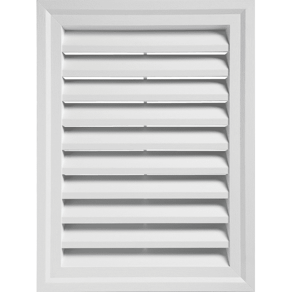 18" x 24" Rectangular Gable Vent - Single Pack  Residential Use, Standard Application