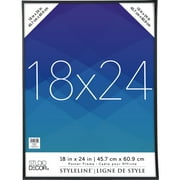 18" x 24" Styleline Black Poster Picture Frame by Studio Décor - Includes Pre-attached Hanging Hardware - Horizontal or Vertical Display - 1 Pack