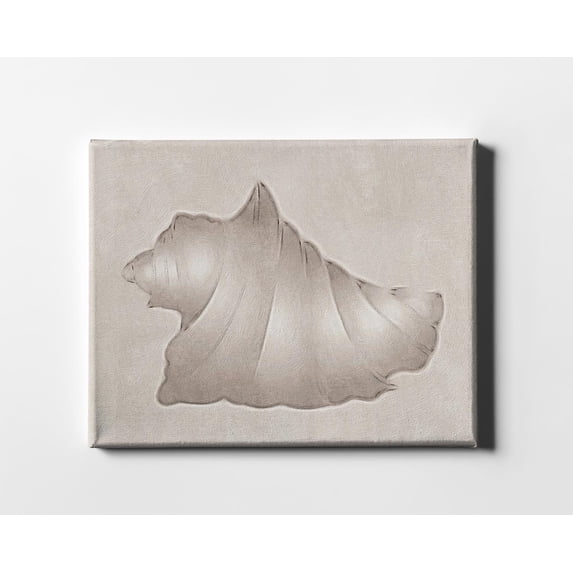 Amrita Sen The Conch Matte Canvas Wall Art With Multicolor CAMCS0026Ver18x24