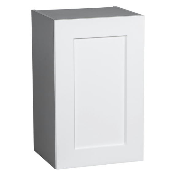 18" x 24" Wall Cabinet-Single Door-with Shaker White Matte door