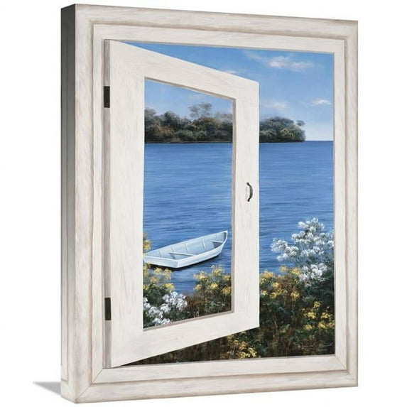18 x 24 in. Bay Window Vista I Art Print - Diane Romanello