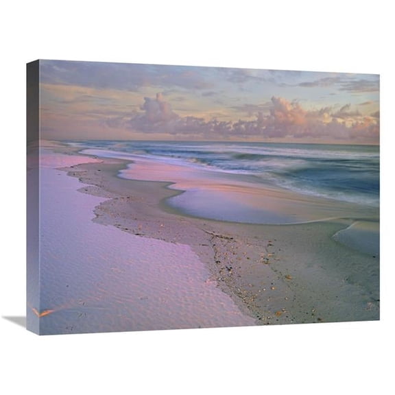 18 x 24 in. Beach at Sunrise, Gulf Islands National Seashore, Florida Art Print - Tim Fitzharris