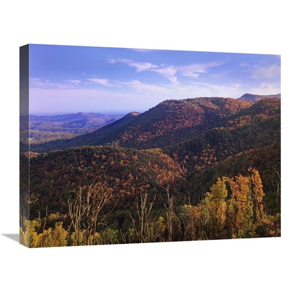 18 x 24 in. Blue Ridge Mountain Range Near Cumberland Knob, North Carolina Art Print - Tim Fitzharris